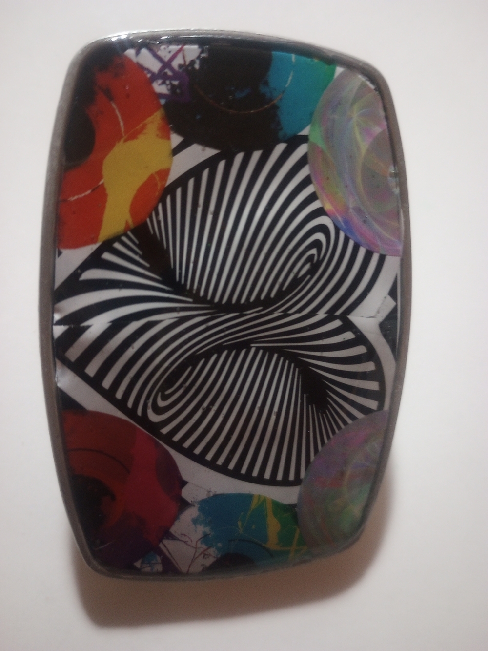 Abstract Heart Multicolor UNISEX Belt Buckle